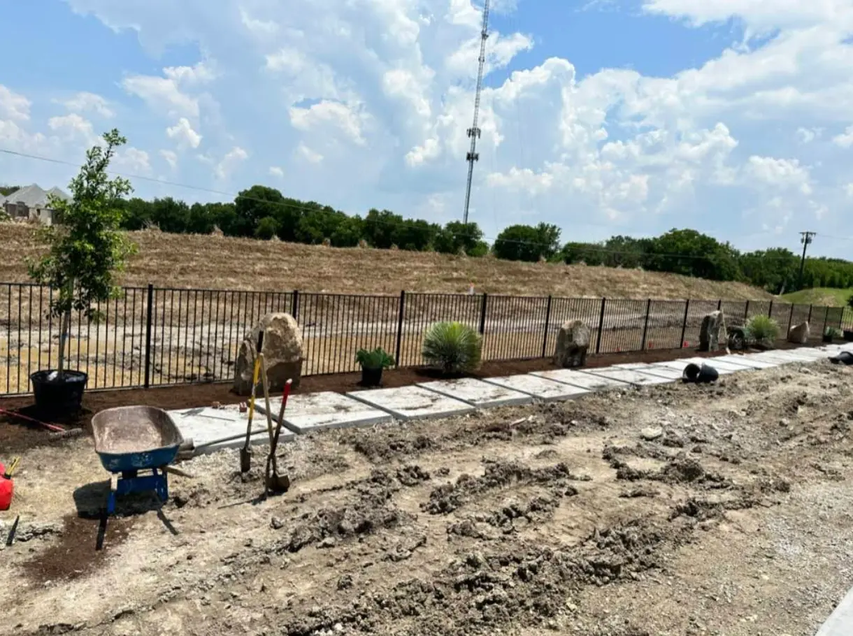 Southern Pro-Vision landscaping project